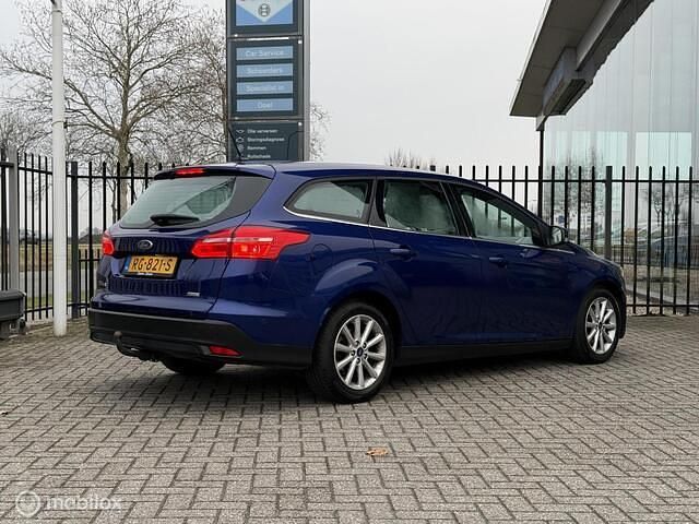 Occasion Ford Focus Titanium 125 PK (91 kW) 2018 Blauw Stationwagen