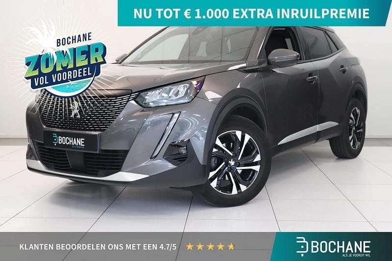 Grijs Gebruikt 2021 Peugeot 2008 Allure SUV | € 18.035 (Eerlijke prijs) - Afbeelding 1/4