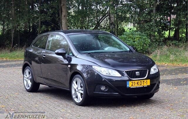 Zwart Gebruikt 2009 Seat Ibiza SC Style Hatchback | € 3.999 (Eerlijke prijs) - Afbeelding 1/4