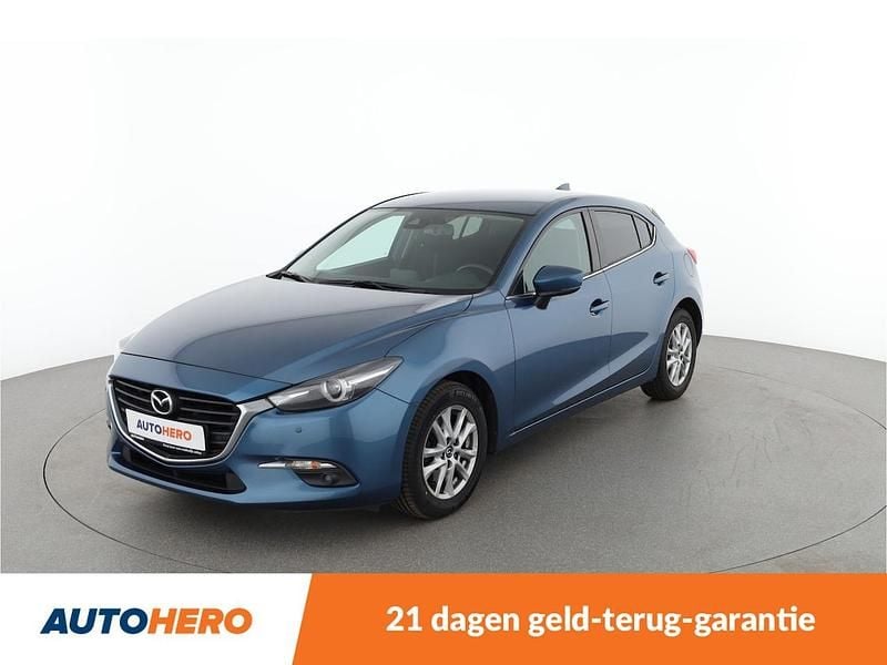 Blauw (metallic) Gebruikt 2018 Mazda 3 Hatchback | € 13.249 (Super prijs) - Afbeelding 1/4