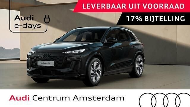 Zwart Nieuw 2025 Audi Q6 e-tron Performance SUV | € 76.900 (Super prijs) - Afbeelding 1/4