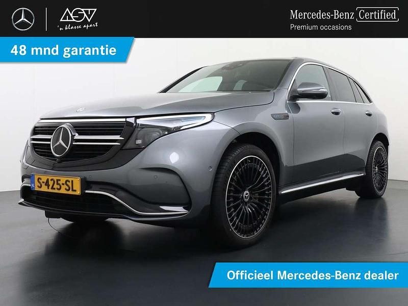 Grijs Gebruikt 2023 Mercedes EQC400 AMG line SUV | € 50.840 (Iets duurder) - Afbeelding 1/4