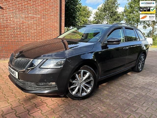 Zwart Gebruikt 2019 Skoda Octavia Business Line Stationwagen | € 14.999 (Eerlijke prijs) - Afbeelding 1/4