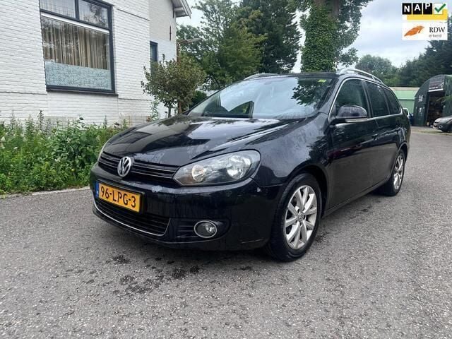 Zwart Gebruikt 2010 VW Golf VI Highline Stationwagen | € 1.450 (Eerlijke prijs) - Afbeelding 1/4