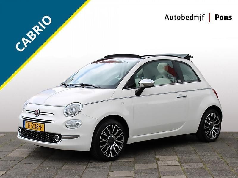 Wit Gebruikt 2018 Fiat 500C Collezione Cabriolet | € 12.450 (Eerlijke prijs) - Afbeelding 1/4