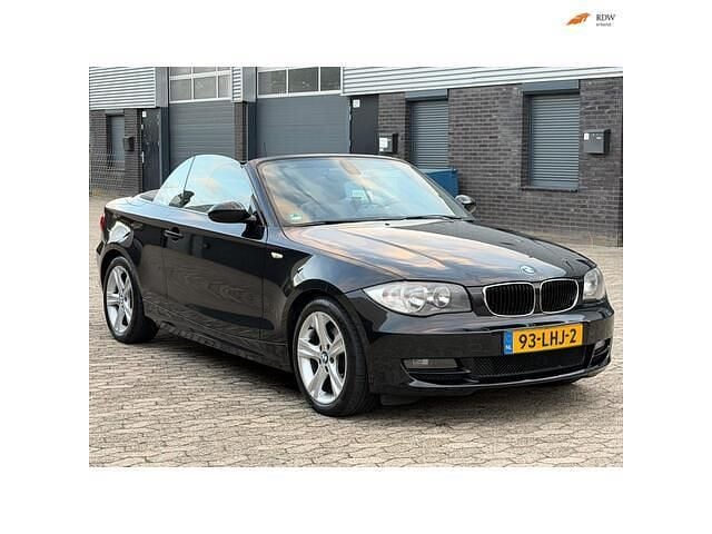 Zwart Gebruikt 2008 BMW 120 Cabriolet Cabriolet | € 5.999 (Goede deal) - Afbeelding 1/4