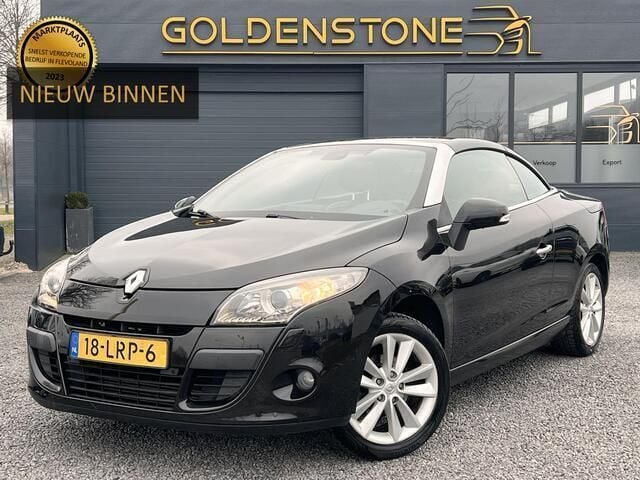 Zwart Gebruikt 2010 Renault Mégane Cabriolet Cabriolet | € 5.343 (Super prijs) - Afbeelding 1/4