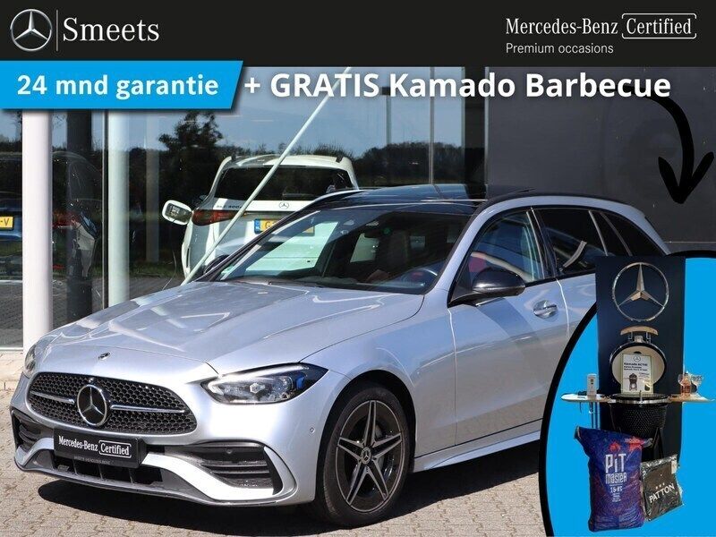 Grijs Gebruikt 2022 Mercedes E300 AMG line Stationwagen | € 39.950 (Goede deal) - Afbeelding 1/4