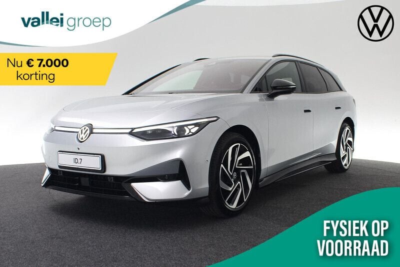 Grijs Nieuw 2025 VW ID.7 Pro Sedan | € 55.502 (Iets duurder) - Afbeelding 1/4