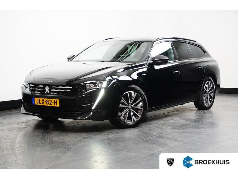 Zwart Gebruikt 2022 Peugeot 508 Allure Stationwagen | € 22.900 (Goede deal) - Afbeelding 1/4