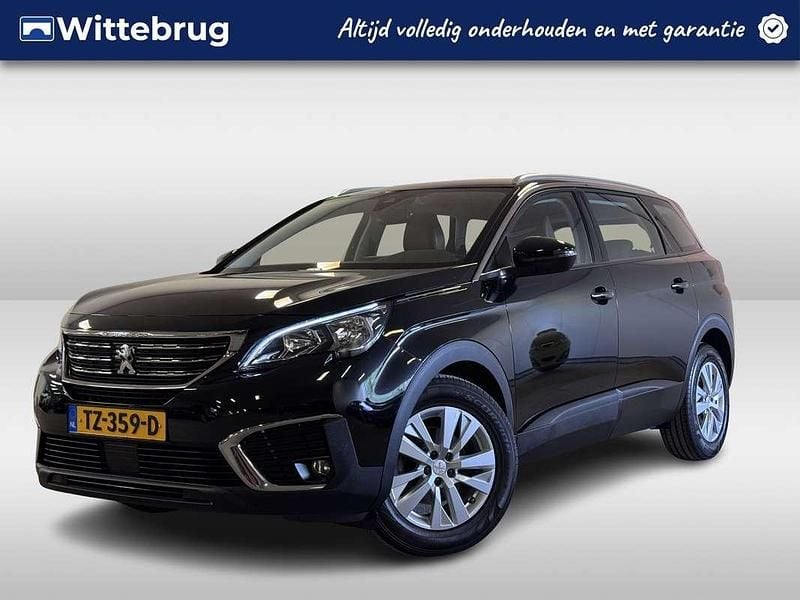 Zwart Gebruikt 2018 Peugeot 5008 MPV | € 18.225 (Goede deal) - Afbeelding 1/3