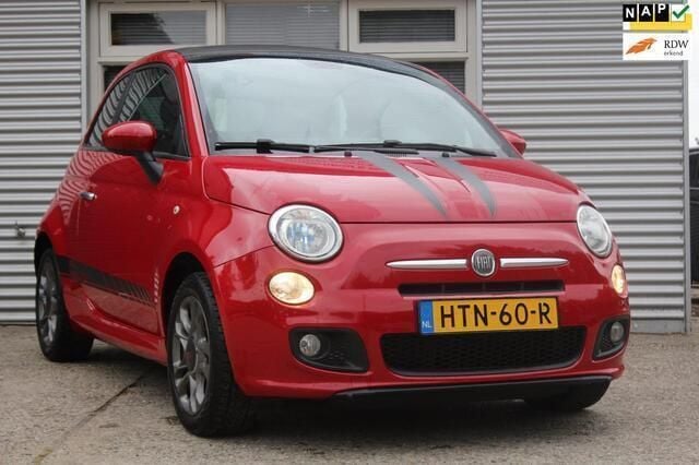 Rood Gebruikt 2013 Fiat 500C Lounge Cabriolet | € 5.950 (Goede deal) - Afbeelding 1/4
