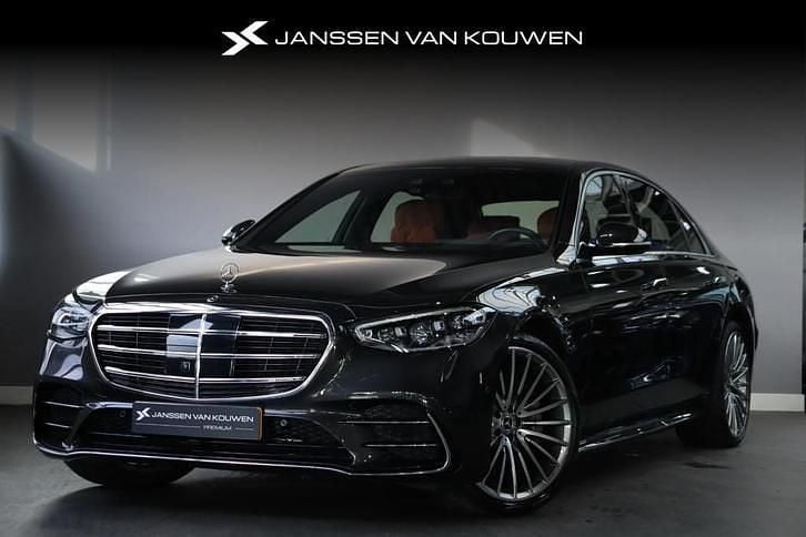Grijs Gebruikt 2021 Mercedes S500 AMG Line Premium Plus Sedan | € 89.880 (Super prijs) - Afbeelding 1/4