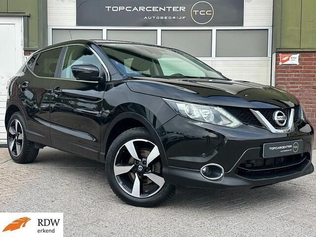 Zwart Gebruikt 2016 Nissan Qashqai N-Vision SUV | € 10.399 (Super prijs) - Afbeelding 1/4