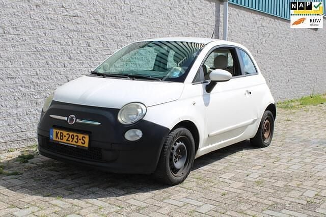 Wit Gebruikt 2009 Fiat 500 Lounge Hatchback | € 1.750 (Super prijs) - Afbeelding 1/4