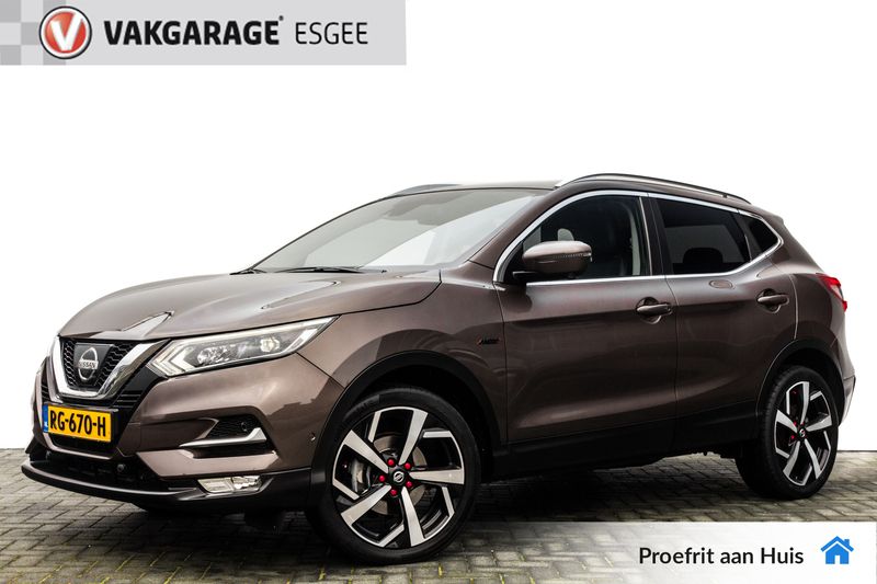 Bruin Gebruikt 2017 Nissan Qashqai Tekna+ SUV | € 18.740 (Iets duurder) - Afbeelding 1/4