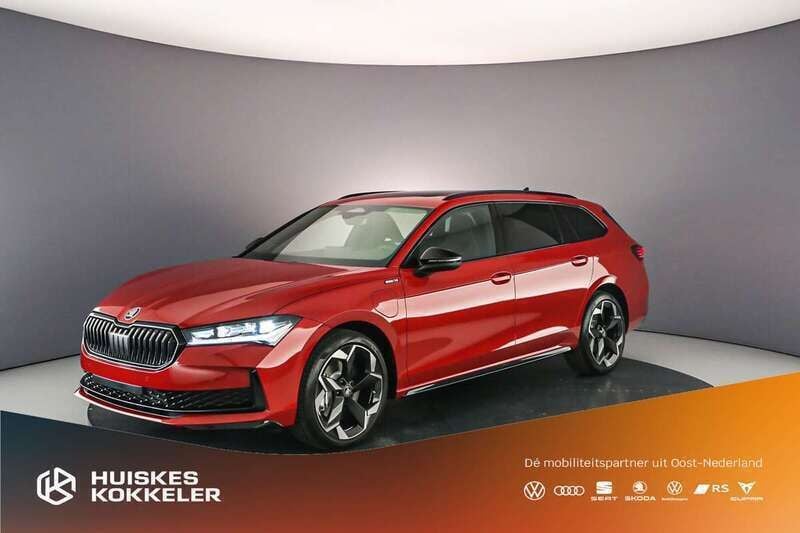 Rood, metallic lak Nieuw 2025 Skoda Superb Business Line Stationwagen | € 55.205 (Eerlijke prijs) - Afbeelding 1/4