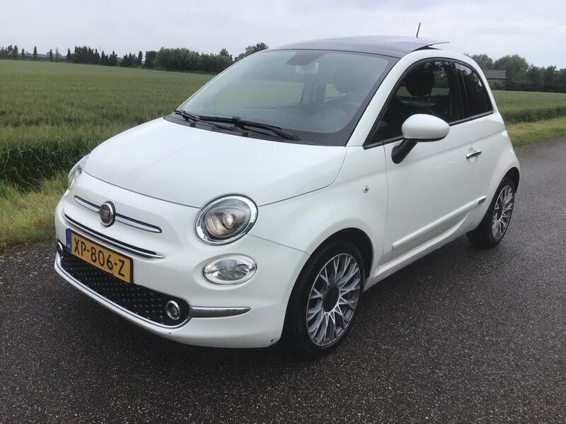 Wit Gebruikt 2019 Fiat 500 Lounge Hatchback | € 11.950 (Iets duurder) - Afbeelding 1/4