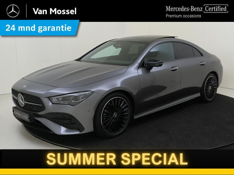 Grijs Gebruikt 2025 Mercedes CLA180 AMG line Plus Sedan | € 49.945 - Afbeelding 1/4