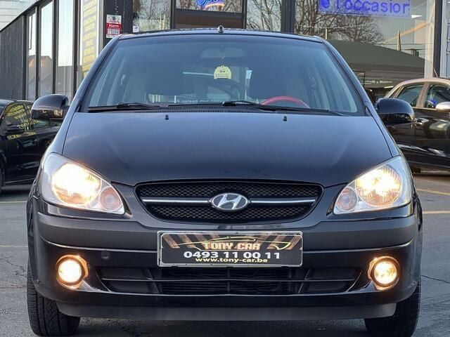 Zwart Gebruikt 2009 Hyundai Getz Techniq Hatchback | € 4.499 - Afbeelding 1/4