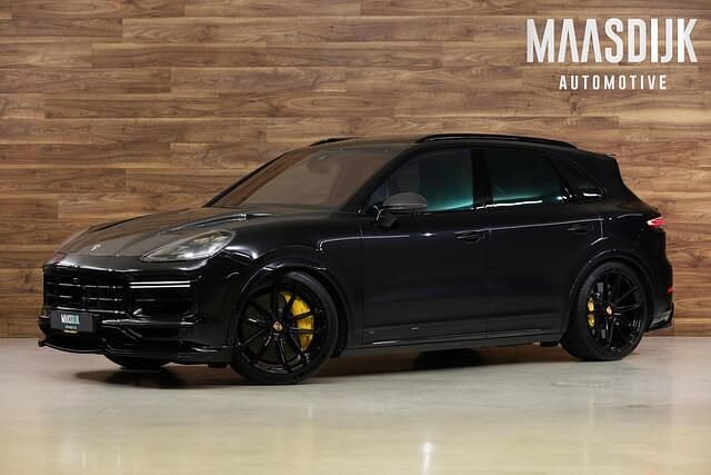 Occasion Porsche Cayenne Turbo Chrono 549 PK (403 kW) 2018 Zwart SUV