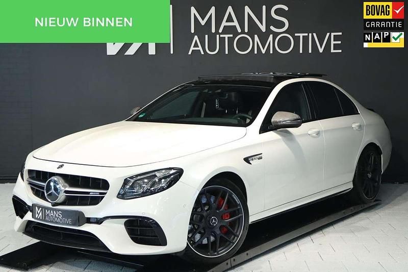 Wit, metallic lak Gebruikt 2018 Mercedes E63 AMG AMG Sedan | € 69.950 (Super prijs) - Afbeelding 1/4