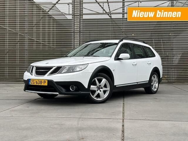 Wit Occasion 2009 Saab 9-3X Aero Stationwagen | € 14.950 - Afbeelding 1/4