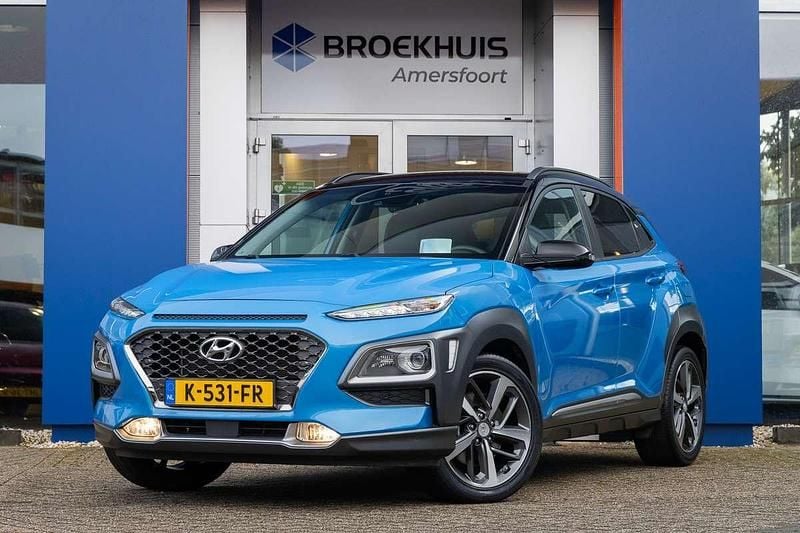 Blauw Gebruikt 2019 Hyundai Kona Premium SUV | € 21.900 (Iets duurder) - Afbeelding 1/4