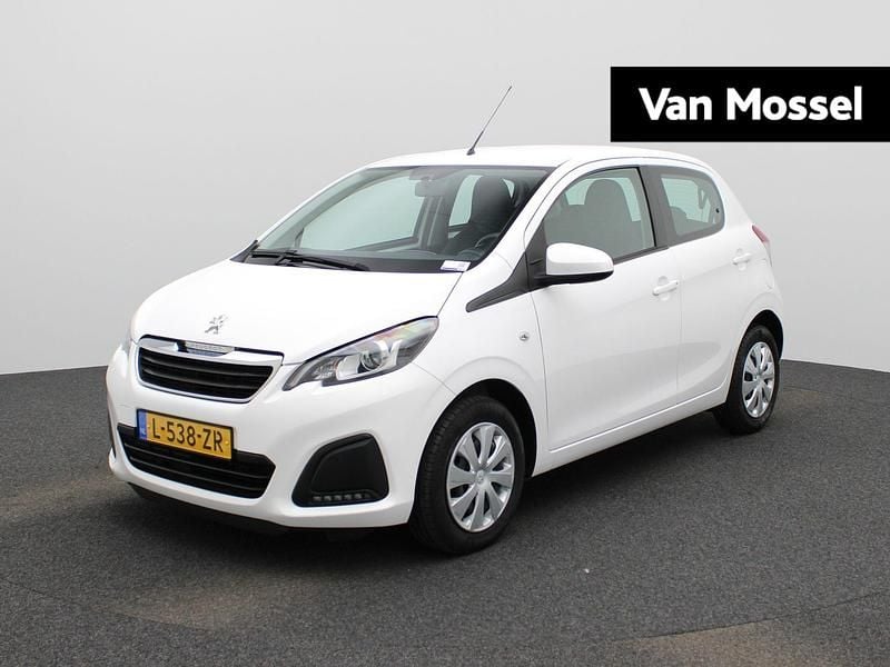 Wit Gebruikt 2021 Peugeot 108 Active Hatchback | € 9.400 (Eerlijke prijs) - Afbeelding 1/4