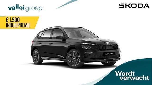 Zwart Nieuw 2026 Skoda Kamiq Monte Carlo SUV | € 38.490 - Afbeelding 1/4