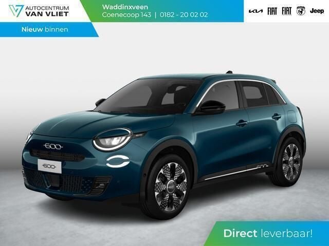 Groen Nieuw 2025 Fiat 600 La Prima SUV | € 36.390 (Duur) - Afbeelding 1/4