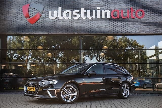 Zwart Gebruikt 2020 Audi A4 S-Line Stationwagen | € 29.900 (Duur) - Afbeelding 1/4