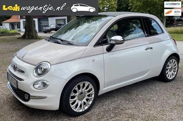 Beige Gebruikt 2017 Fiat 500C Anniversary Cabriolet | € 12.940 (Eerlijke prijs) - Afbeelding 1/4