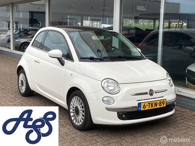 Wit Gebruikt 2012 Fiat 500 Lounge Hatchback | € 4.450 (Eerlijke prijs) - Afbeelding 1/4
