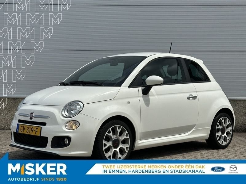 Wit Gebruikt 2015 Fiat 500S Sport Hatchback | € 7.350 (Eerlijke prijs) - Afbeelding 1/4