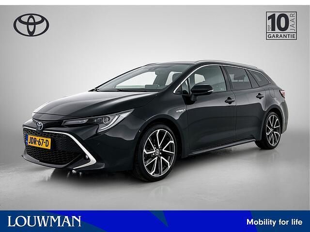 Zwart Gebruikt 2021 Toyota Corolla Executive Stationwagen | € 28.945 (Eerlijke prijs) - Afbeelding 1/4