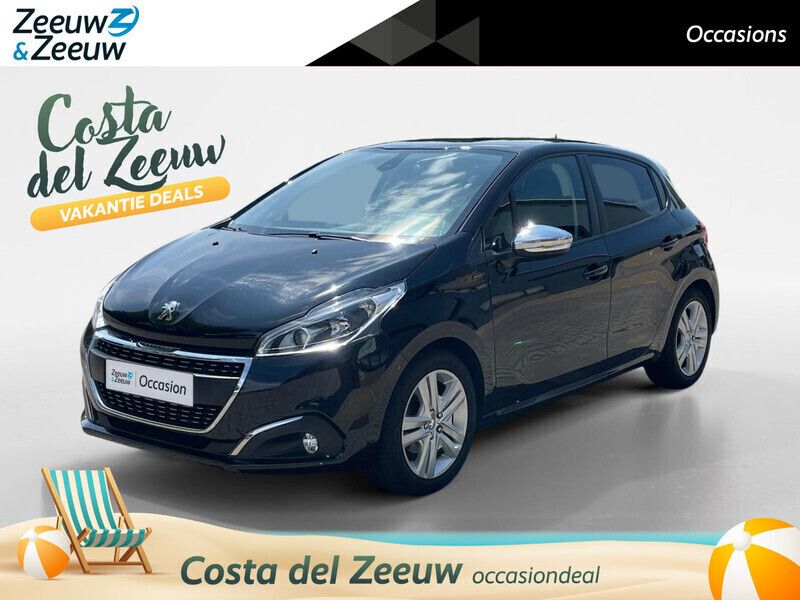 Zwart Gebruikt 2019 Peugeot 208 Signature Sky Hatchback | € 11.440 (Super prijs) - Afbeelding 1/4