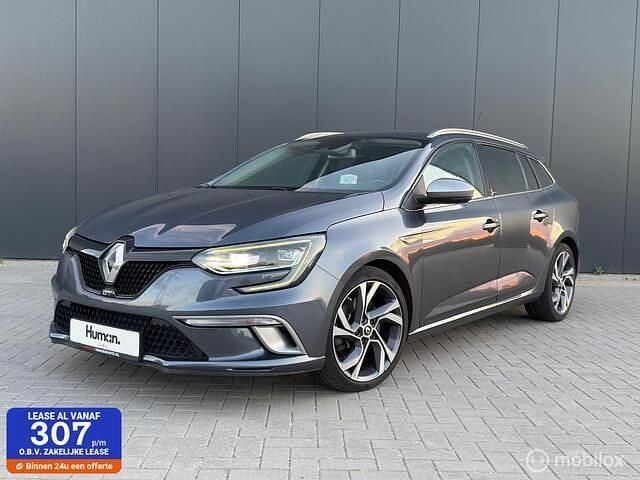 Grijs Gebruikt 2017 Renault Mégane GrandTour GT Stationwagen | € 18.950 (Eerlijke prijs) - Afbeelding 1/4