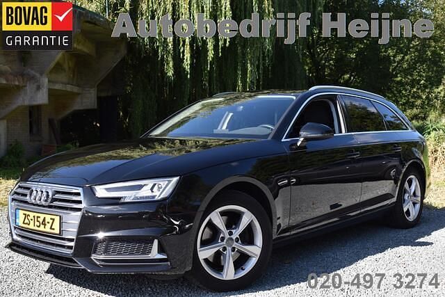 Zwart Gebruikt 2019 Audi A4 Sport Stationwagen | € 19.945 (Goede deal) - Afbeelding 1/4