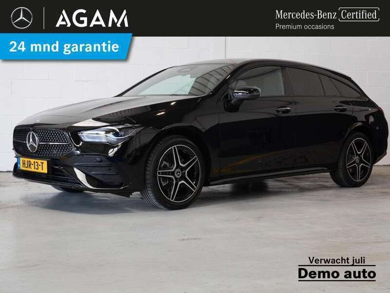 Zwart Gebruikt 2025 Mercedes CLA250e Shooting Brake AMG line Stationwagen | € 44.950 (Eerlijke prijs) - Afbeelding 1/4