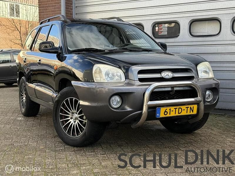 Zwart Gebruikt 2006 Hyundai Santa Fe SUV | € 2.950 (Eerlijke prijs) - Afbeelding 1/4
