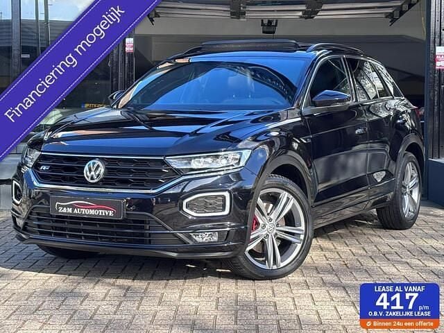 Zwart Occasion 2019 VW T-Roc R-line SUV | € 24.950 (Iets duurder) - Afbeelding 1/4