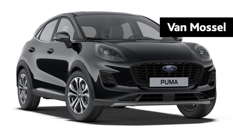 Zwart Nieuw 2025 Ford Puma Titanium SUV | € 30.970 (Super prijs) - Afbeelding 1/4