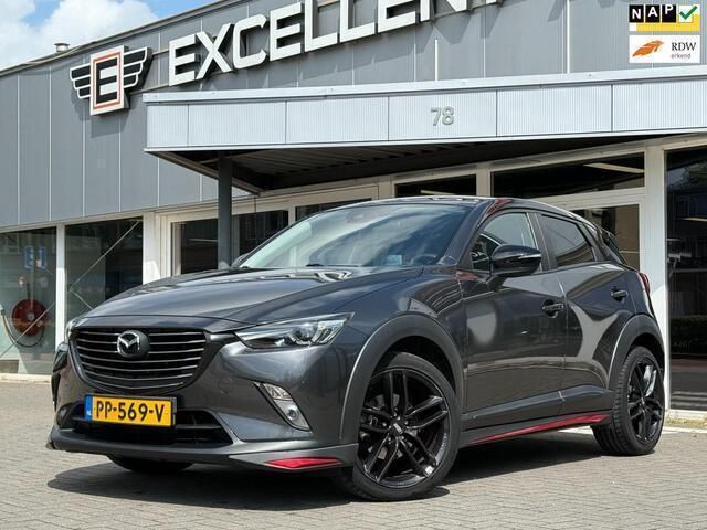 Grijs Gebruikt 2017 Mazda CX-3 Luxury SUV | € 15.950 (Eerlijke prijs) - Afbeelding 1/4