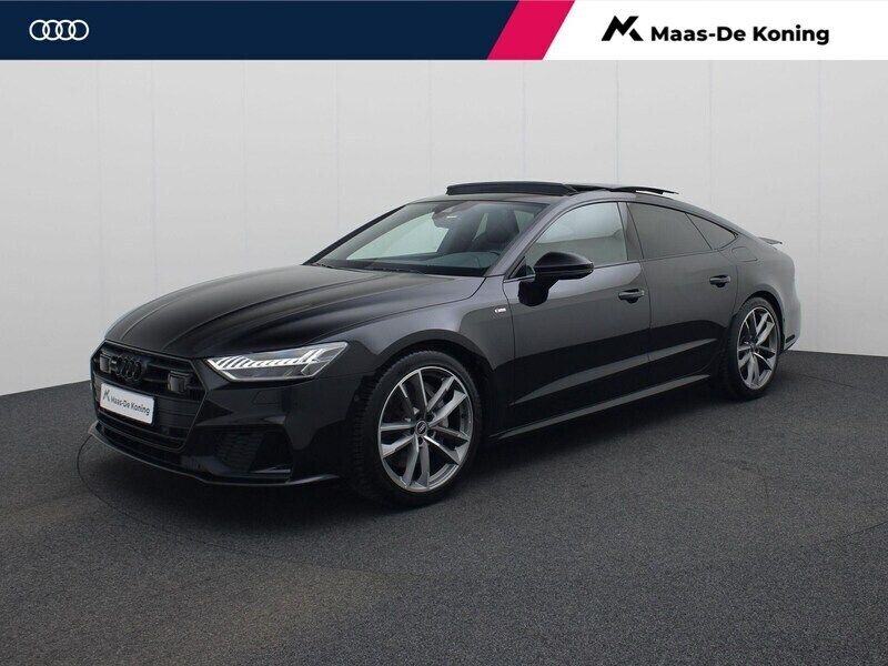 Zwart Gebruikt 2021 Audi A7 Sportback S-Line Hatchback | € 57.880 (Iets duurder) - Afbeelding 1/4
