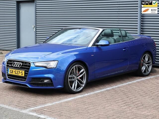 Blauw Gebruikt 2015 Audi A5 Cabriolet Sport Cabriolet | € 16.895 (Eerlijke prijs) - Afbeelding 1/4