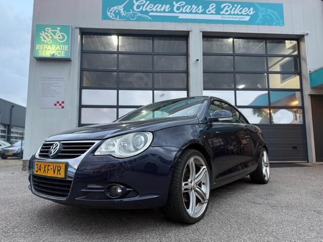 Blauw Gebruikt 2007 VW Eos Cabriolet | € 1.850 (Super prijs) - Afbeelding 1/4