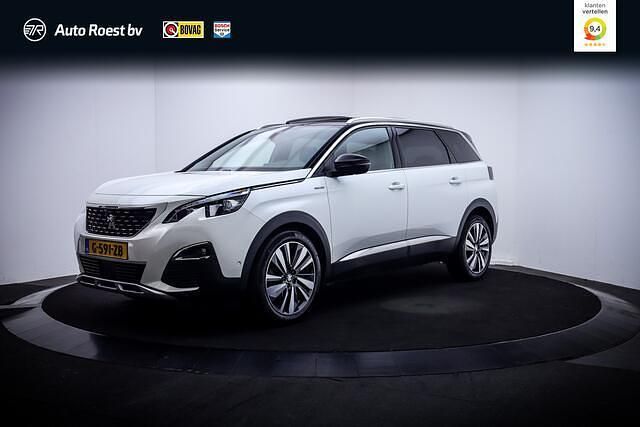 Wit Gebruikt 2020 Peugeot 5008 GT-line MPV | € 24.750 (Iets duurder) - Afbeelding 1/4