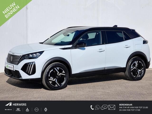 Wit Nieuw 2025 Peugeot 2008 GT SUV | € 32.935 (Duur) - Afbeelding 1/4