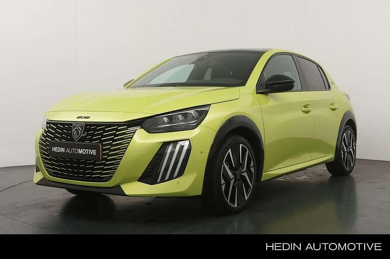 Geel Occasion 2024 Peugeot e-208 GTi Hatchback | € 25.745 (Eerlijke prijs) - Afbeelding 1/4